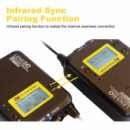 LENSGO Microfono Sistema Wireless 328C Pro 2TX+1 Rx