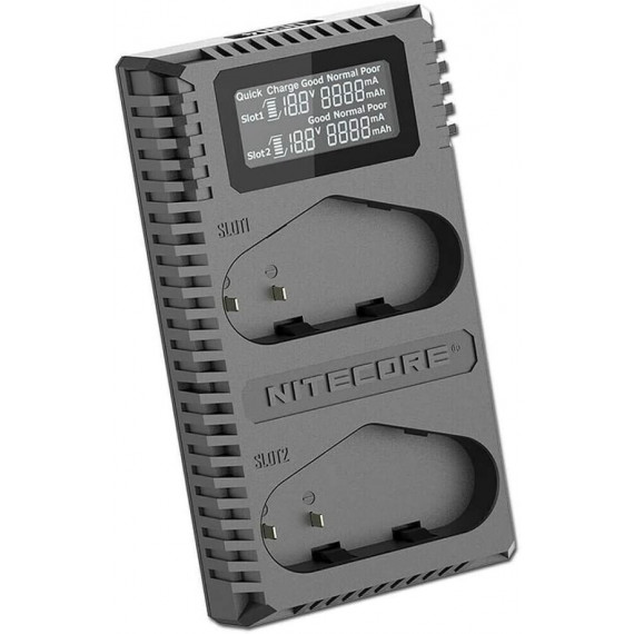 NITECORE Cargador UCN4 Pro Baterias Canon