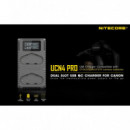 NITECORE Cargador UCN4 Pro Baterias Canon