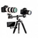 VANGUARD Veo 3T+ 264AB - Trípode de Aluminio, Rótula de Bola de Doble Eje