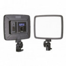 FOTIMA Kit Estudio Panel Microled Bicolor 2 FTL-24B+BAT F750 + 2 Pie de Estudio 200CM