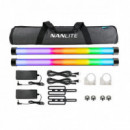 Cromalite Led Kit 2X NANLITE Pavotube Ii - 15X con Bateria