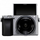 SONY Alpha 6100 Cuerpo + Sel 16-50MM Ae Plata ( ILCE6100LS.CEC ) -