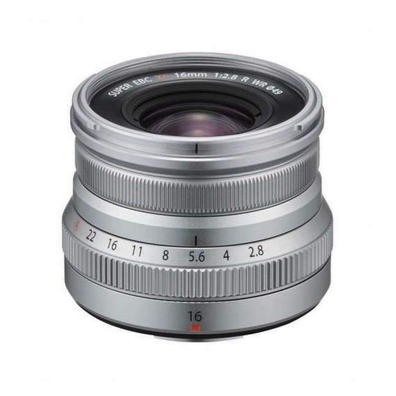FUJIFILM Xf 16MM F/2.8 R Wr - Plata -