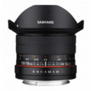 Samyang Objetivo 12MM F2.8 Ed As Ncs Ojo de Pez para Fuji X -   LK SAMYANG