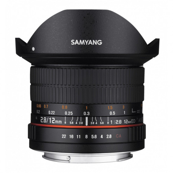Samyang Objetivo 12MM F2.8 Ed As Ncs Ojo de Pez para Fuji X -   LK SAMYANG