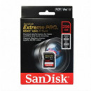 SANDISK Extreme Pro Sdhc 256GB - 300 Mb/s V90
