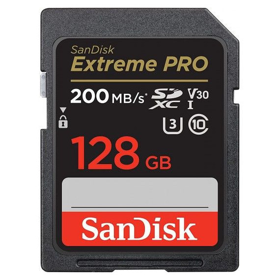 SANDISK Tarjeta Extreme Pro Sdxc Uhs-i 128GB 200MB/S