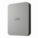 LACIE Mobile Drive Moon Silver USB 3.2 Type C - 4TB