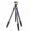 LEOFOTO Tripode de Carbono LY-224C+LH-25