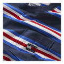 Camiseta TOMMY JEANS Rayas Stripe Bolsillo
