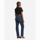 Vaqueros Mujer Vaqueros Levi's® Rectos de Talle Alto 724™  LEVI'S
