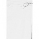 ICHI Pantalones Kate Cropped Cloud Dancer
