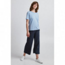 Pantalones ICHI Kate Wide Total Eclipse