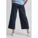 Pantalones ICHI Kate Wide Total Eclipse