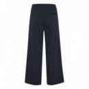Pantalones ICHI Kate Wide Total Eclipse