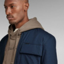 G-STAR RAW DENIM Chaquetas Hombre Sobrecamisa G-star Lofty Padded