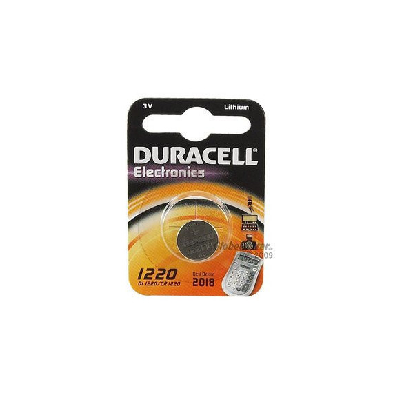 DURACELL Pila Boton Litio CR1220 3V BLISTER*1