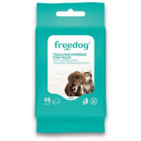 FREEDOG Toallitas Talco S 25 Uds