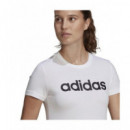 Camiseta ADIDAS Blanca Algodon Mujer