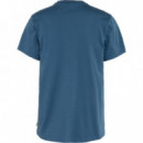 Camisetas Hombre Camiseta Fjallraven Kånken Art Indigo Blue  FJÄLLRÄVEN