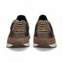 Cordon Cremallera Piel/ante Marron  GEOX