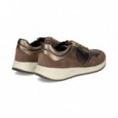 Cordon Cremallera Piel/ante Marron  GEOX