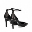 Abierto Lados Gilda Negro  CALVIN KLEIN