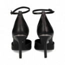 Abierto Lados Gilda Negro  CALVIN KLEIN