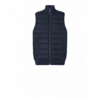 Chaquetas Hombre Chaleco ECOALF de Punto Trim Deep Navy