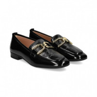 Mocasin Eslabon Charol Negro  UNISA - Guanxe Atlantic Marketplace