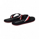 Flip Flop Cinta Tricolor Azul  TOMMY HILFIGER