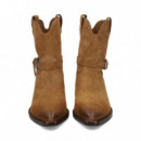 Botin Cowboy Hebilla ante Marron  ASH