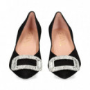 Salon Aplique Strass ante Negro  MIUXA