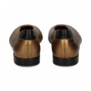 Punta Negro Bailarina Bronce  MIUXA