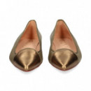 Copete Oro Bailarina Verde  MIUXA