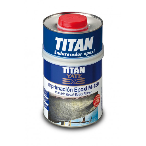 Pintura Titan Yate Marino Imprimación Epoxi Capa Gruesa Blanca M-150 4 Litros