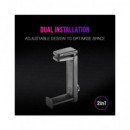MARS GAMING Soporte Ajustable para Auricular bajo Mesa Rotacion 360 MHH2