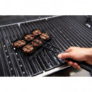 BROIL KING ® Cesta Deslizable & Prensa Hamburguesa