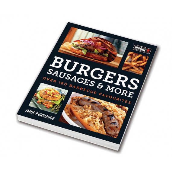 WEBER ® Libro de Recetas Burgers Sausages And More en Inglés