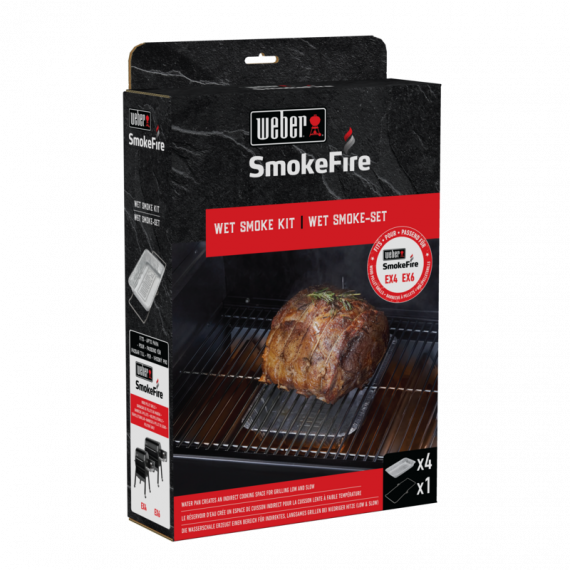 WEBER ®  Kit Soporte para Ahumar Húmedo en Barbacoa