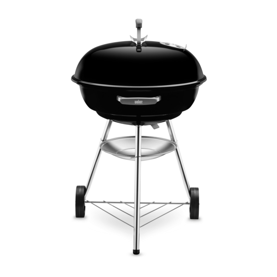 Barbacoa de carbón Weber ® Compact Kettle, 57 cm. Color negro