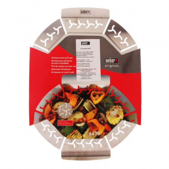 Weber ® Cesta grande de acero inox para hortalizas