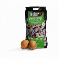 Weber ® Briquetas de coco para barbacoa  4 Kg.