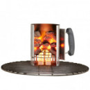 Set Chimenea de Encendido + Briquetas + Pastillas (encendedor Rápido para Carbón y Briquetas) Weber®  WEBER