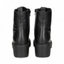 Botin Partido Piel Negro  UNISA