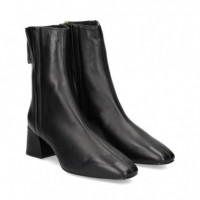 Botin Costuras Lado Piel Negro  UNISA - Guanxe Atlantic Marketplace