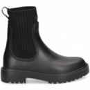 Botin Calcetin Negro  UNISA