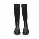 Bota Calcetin Negro  UNISA