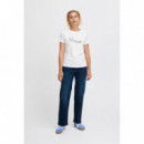 Vaqueros Mujer Vaqueros ICHI Twiggy Raven Straight Long Dark Blue